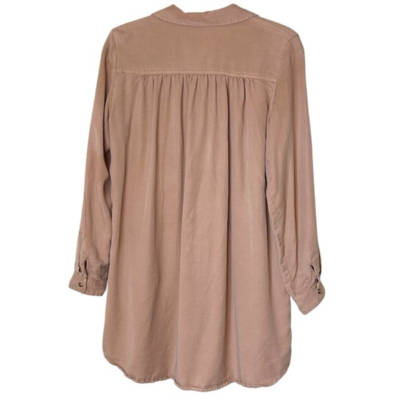 Gentle Fawn Katie Shirt Dress- Long Tencel Shirt Dress/Tunic- Small - Picture 6 of 12